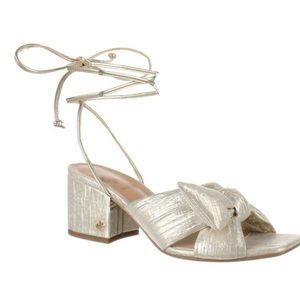 Sam &Libby Women's Klara 2 Wrap Sandal Gold Leaf size 7